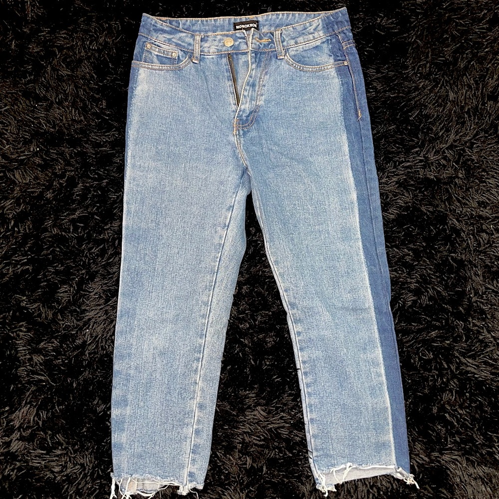 Two toned jeans